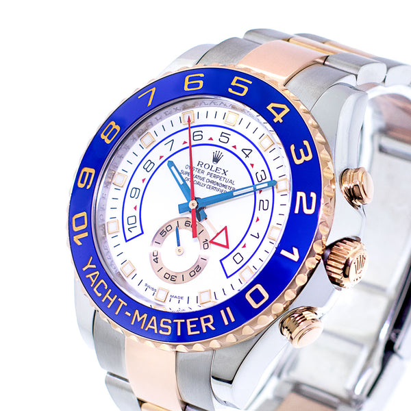 Rolex Yacht-Master II White Dial & Blue Bezel 116681 | Da Vinci