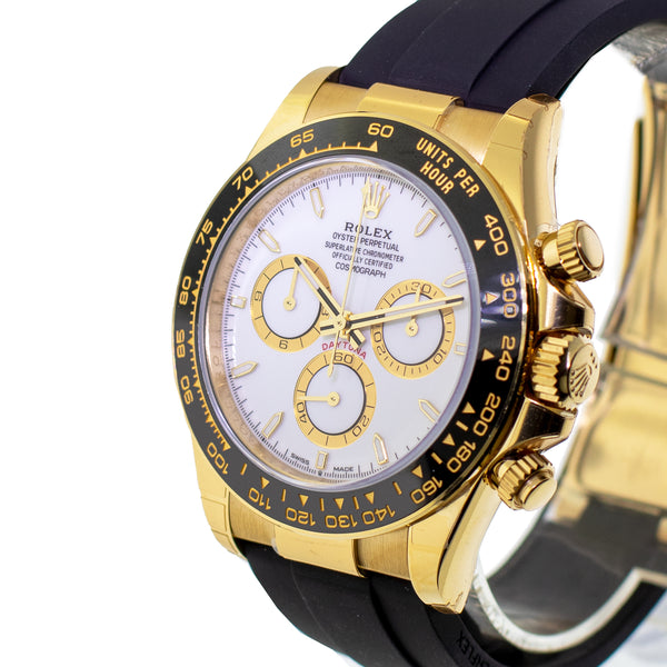 Rolex Daytona 40mm Yellow Gold Black Dial & Black Bezel 