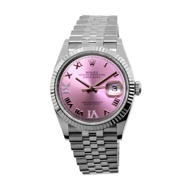 Rolex Datejust Oystersteel, White Gold, and Diamonds