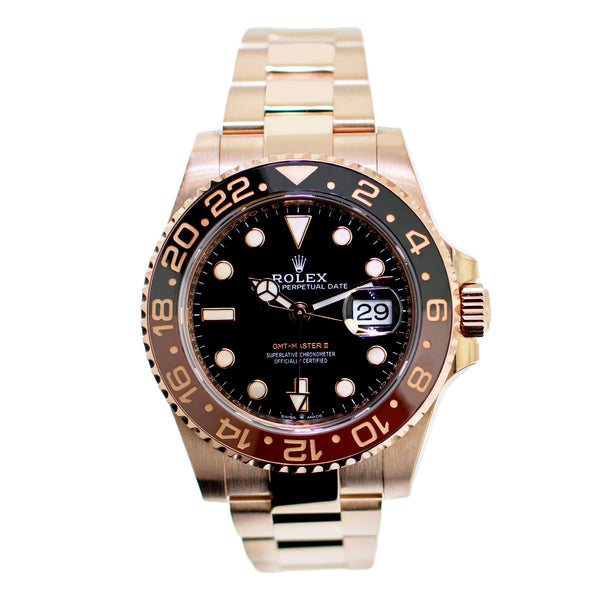 Rolex gmt master ii rose gold hot sale