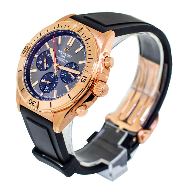 Breitling chronomat rubber strap new arrivals