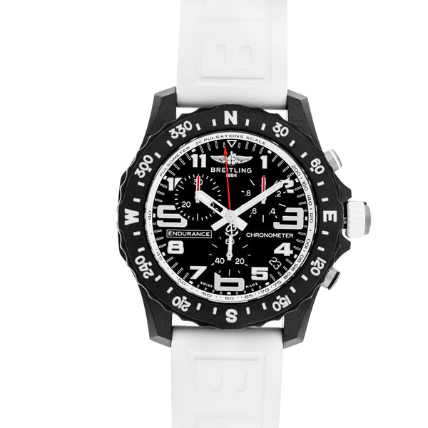 Breitling Endurance Pro 44mm Breitlight Black Arabic Dial Black