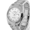 Rolex Datejust 36mm Stainless Steel White Roman Dial Smooth Bezel 116200-Da Vinci Fine Jewelry