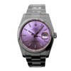 Rolex Datejust 36mm Stainless Steel Pink Index Dial & Smooth Bezel 116200-Da Vinci Fine Jewelry