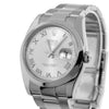 Rolex Datejust 36mm Stainless Steel Rhodium Roman Dial & Smooth Bezel 116200-Da Vinci Fine Jewelry