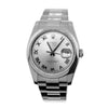 Rolex Datejust 36mm Stainless Steel Rhodium Roman Dial & Smooth Bezel 116200-Da Vinci Fine Jewelry