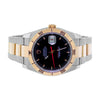 Rolex Datejust Turn-O-Graph 36mm Rose Gold & Steel Black Index Dial Thunderbird Bezel 116261-Da Vinci Fine Jewelry