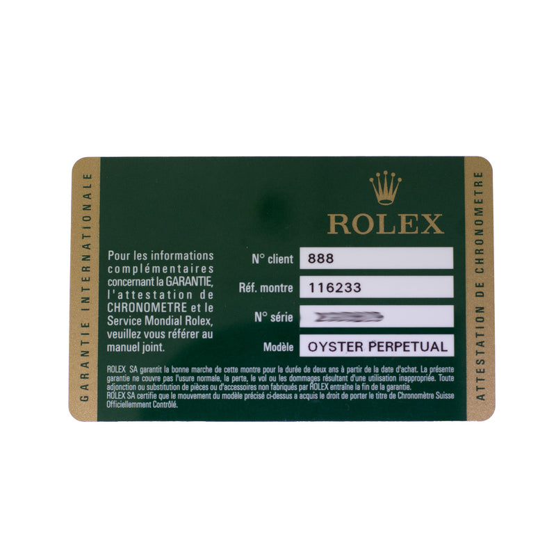 Rolex Datejust 36mm Yellow Gold & Steel Black Jubilee Roman Dial Fluted Bezel 116233-Da Vinci Fine Jewelry
