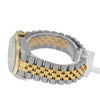 Rolex Datejust 36mm Yellow Gold & Steel Ivory Pyramid Roman Dial Fluted Bezel 116233-Da Vinci Fine Jewelry