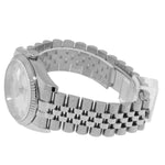 Rolex Datejust 36mm White Gold & Steel Silver Diamond Dial & Fluted Bezel 116234-Da Vinci Fine Jewelry