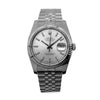 Rolex Datejust 36mm White Gold & Steel Silver Index Dial & Fluted Bezel 116234-Da Vinci Fine Jewelry