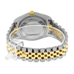 Rolex Datejust 36mm Yellow Gold & Steel Mother of Pearl Diamond Dial Diamond Bezel 116243-Da Vinci Fine Jewelry