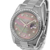 Rolex Datejust 36mm White Gold & Steel Tahitian MOP Diamond Dial & Diamond Bezel 116244-Da Vinci Fine Jewelry