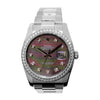 Rolex Datejust 36mm White Gold & Steel Tahitian MOP Diamond Dial & Diamond Bezel 116244-Da Vinci Fine Jewelry