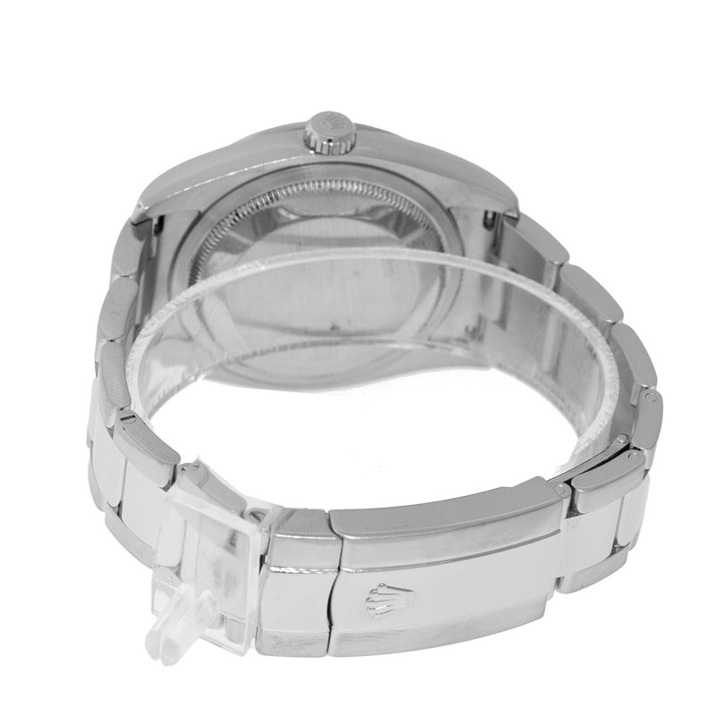 Rolex Datejust 36mm White Gold & Steel Tahitian MOP Diamond Dial & Diamond Bezel 116244-Da Vinci Fine Jewelry