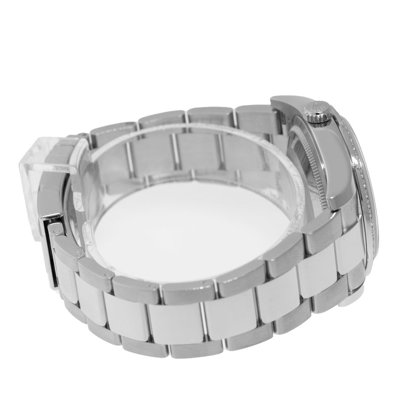 Rolex Datejust 36mm Stainless Steel Blue Jubilee Diamond Dial & Diamond Bezel 116244-Da Vinci Fine Jewelry
