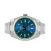 Rolex Milgauss 40mm Stainless Steel Green Crystal Blue Dial 116400-Da Vinci Fine Jewelry