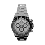 Rolex Daytona "White Panda" New Old Stock 40mm Stainless Steel White Dial & Black Bezel 116500LN-Da Vinci Fine Jewelry