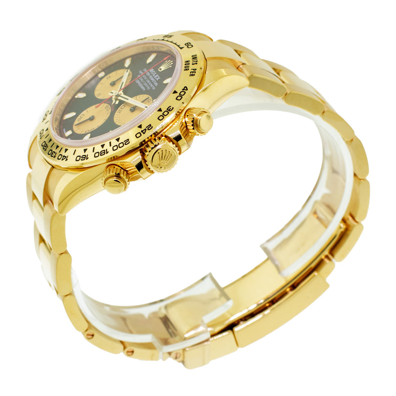 Rolex Daytona 40mm Yellow Gold Black Index "Paul Newman" Dial & Gold Bezel 116508-Da Vinci Fine Jewelry