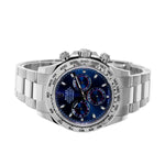 Rolex Daytona 40mm 18K White Gold Blue Dial & White Gold Bezel 116509-Da Vinci Fine Jewelry