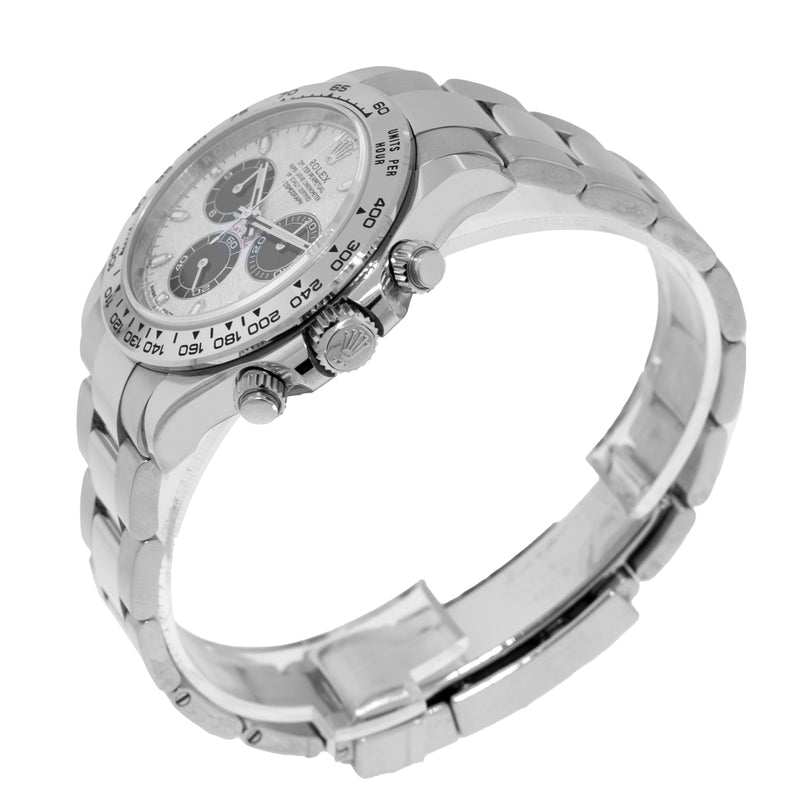 Rolex Daytona 40mm 18K White Gold Meteorite Dial & White Gold Bezel 116509-Da Vinci Fine Jewelry