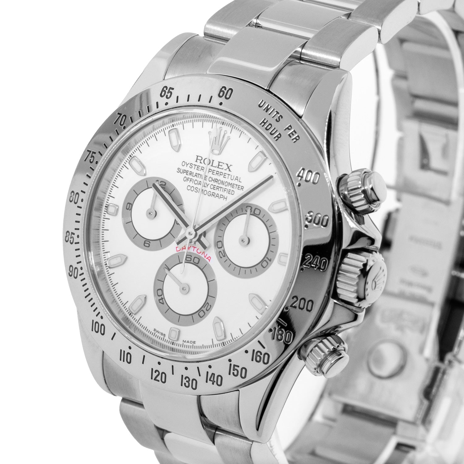 rolex in hand