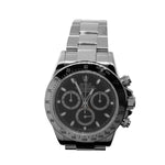 Rolex Daytona 40mm Stainless Steel Black Dial & Steel Bezel 116520-Da Vinci Fine Jewelry