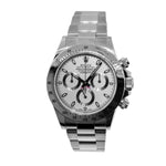 Rolex Daytona 40mm Stainless Steel White Dial & Steel Bezel 116520-Da Vinci Fine Jewelry