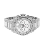 Rolex Daytona 40mm Stainless Steel White Dial & Steel Bezel 116520-Da Vinci Fine Jewelry