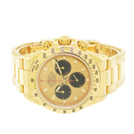 Rolex Daytona 40mm 18K Yellow Gold Champagne Paul Newman Dial & Yellow Gold Bezel 116528-Da Vinci Fine Jewelry