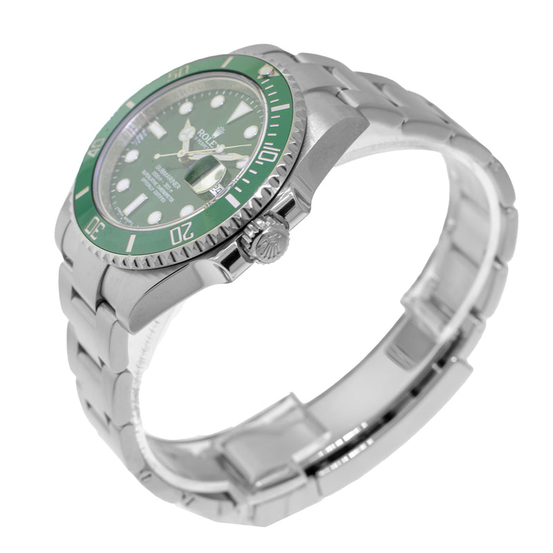 Rolex Submariner Date "The Hulk" 40mm Stainless Steel Green Dial & Green Bezel 116610LV Papers-Da Vinci Fine Jewelry