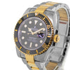 Rolex Submariner New Old Stock 40mm Yellow Gold & Steel Black Dial & Black Bezel 116613-Da Vinci Fine Jewelry