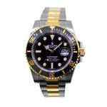 Rolex Submariner New Old Stock 40mm Yellow Gold & Steel Black Dial & Black Bezel 116613-Da Vinci Fine Jewelry