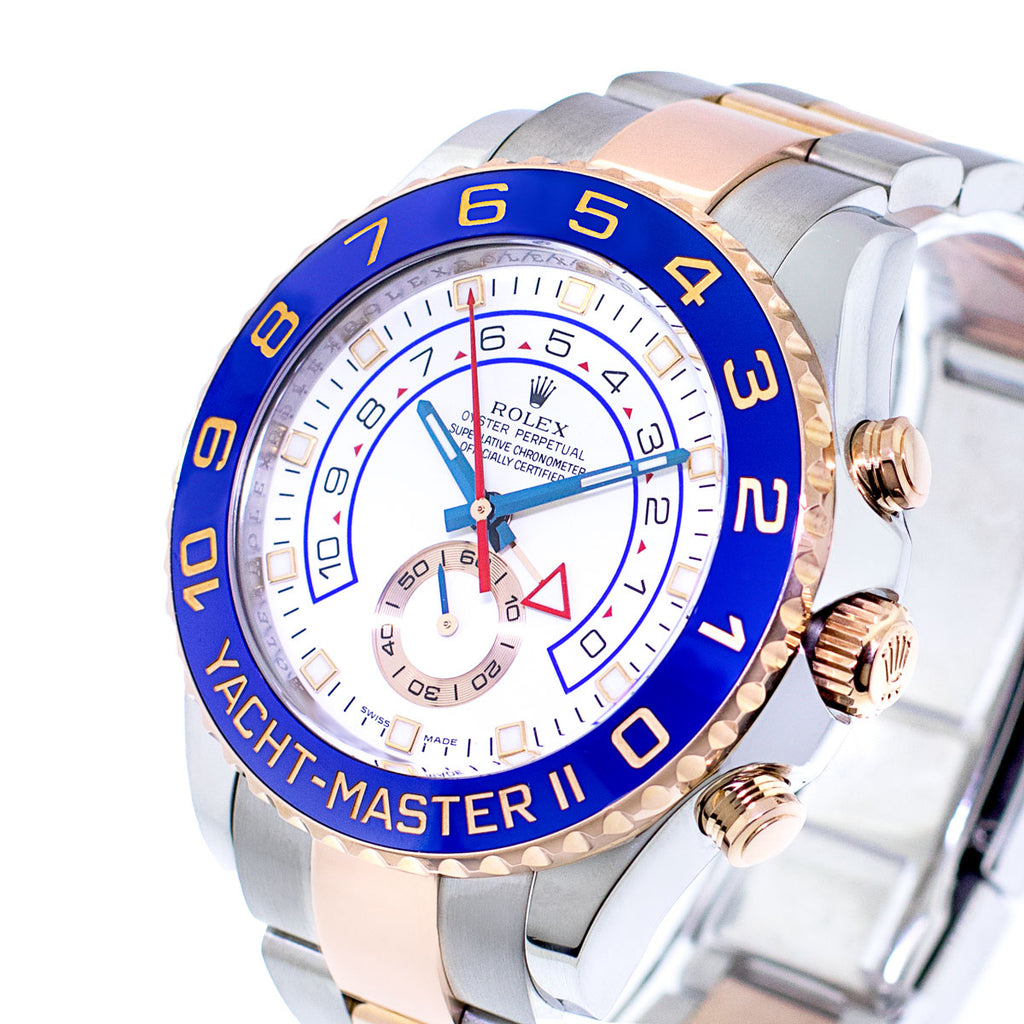 Rolex Yacht-Master II White Dial & Blue Bezel 116681 | Da Vinci