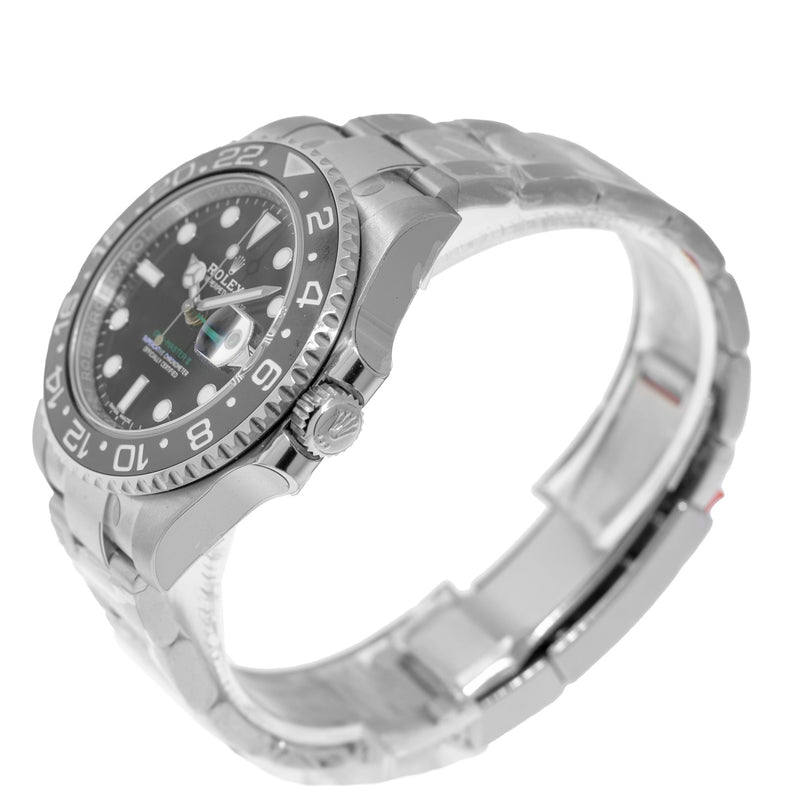 Rolex GMT-Master II New Old Stock 40mm Steel Black Dial & Black Ceramic Bezel 116710LN-Da Vinci Fine Jewelry