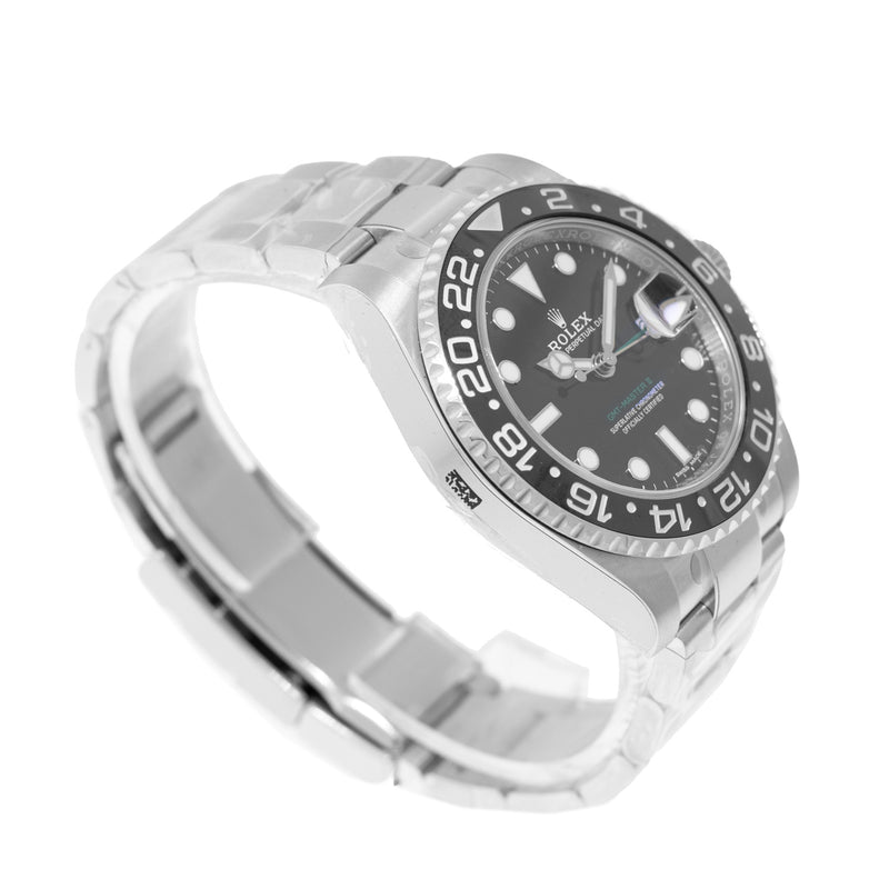 Rolex GMT-Master II New Old Stock 40mm Steel Black Dial & Black Ceramic Bezel 116710LN-Da Vinci Fine Jewelry