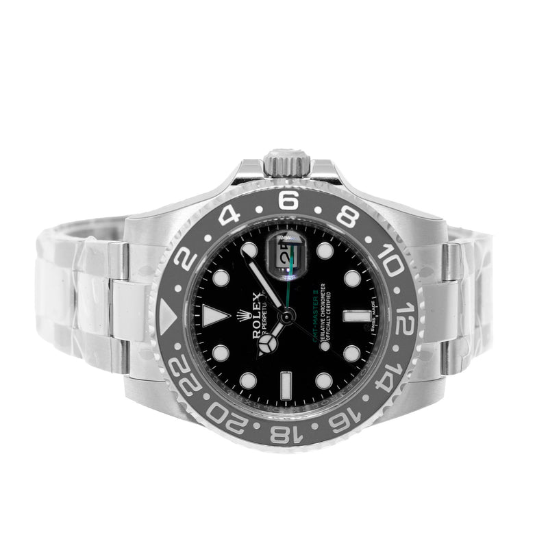 Rolex GMT-Master II New Old Stock 40mm Steel Black Dial & Black Ceramic Bezel 116710LN-Da Vinci Fine Jewelry