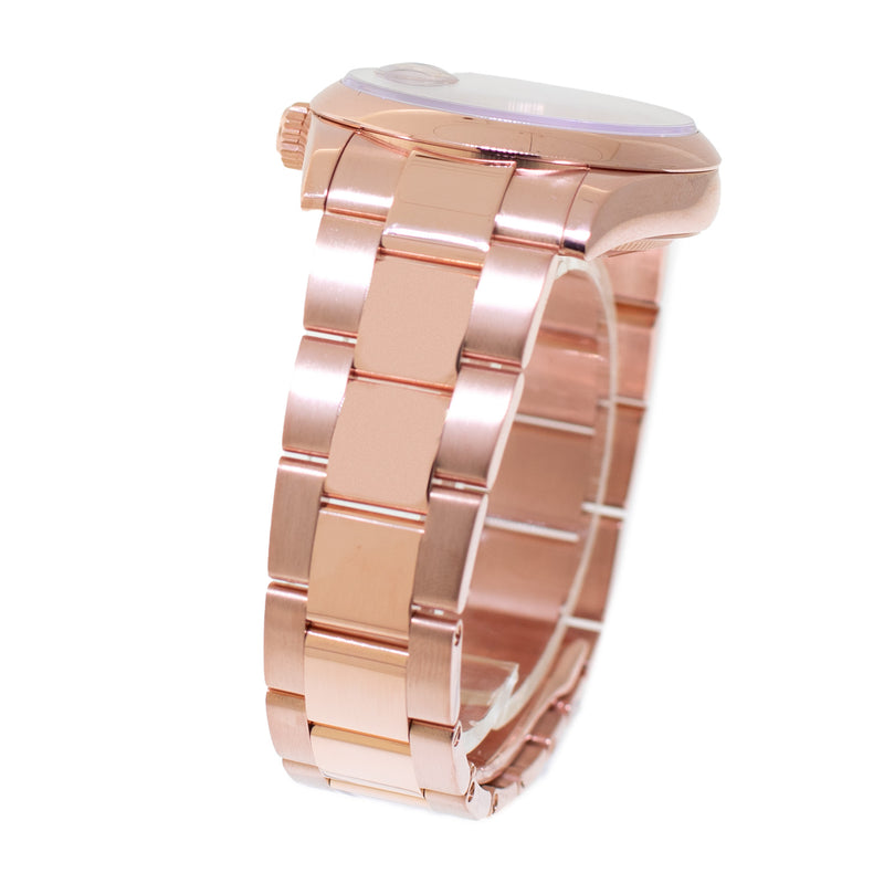Rolex Day-Date 36mm Everose Gold Pink Diamond Dial & Smooth Bezel 118205-Da Vinci Fine Jewelry