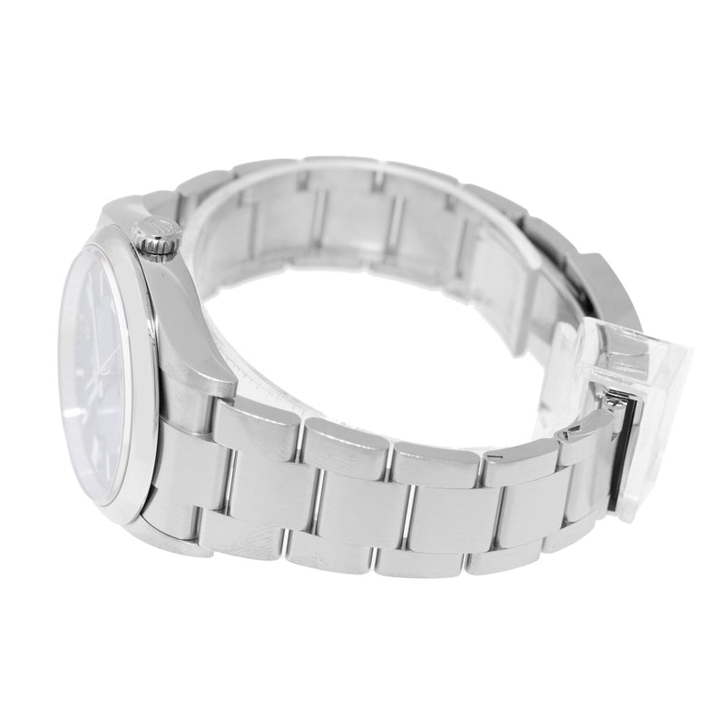 Rolex Oyster Perpetual 36mm NEW RELEASE Steel Blue Index Dial & Smooth Bezel 126000-Da Vinci Fine Jewelry