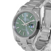 Rolex Datejust 36mm Stainless Steel Green Dial & Smooth Bezel 126200-Da Vinci Fine Jewelry