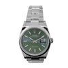 Rolex Datejust 36mm Stainless Steel Green Dial & Smooth Bezel 126200-Da Vinci Fine Jewelry