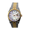Rolex Datejust 36mm Yellow Gold & Steel MOP Diamond Dial & Fluted Bezel 126233-Da Vinci Fine Jewelry