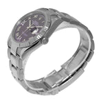 Rolex Datejust 36mm White Gold & Steel Purple Roman Dial Fluted Bezel 126234-Da Vinci Fine Jewelry