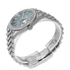 Rolex Datejust 36mm White Gold & Steel Green Index Dial Diamond Bezel 126284-Da Vinci Fine Jewelry