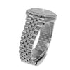 Rolex Datejust 36mm White Gold & Steel Mother of Pearl Diamond Dial Diamond Bezel 126284-Da Vinci Fine Jewelry