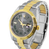Rolex Datejust 41mm Yellow Gold & Stainless Steel Wimbledon Dial & Fluted Bezel 126333-Da Vinci Fine Jewelry