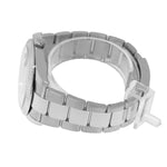 Rolex Datejust II 41mm Stainless Steel Rhodium Index Dial 18K White Gold Fluted Bezel 126334-Da Vinci Fine Jewelry
