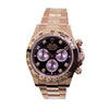 Rolex Daytona 40mm Everose Gold Black Diamond Dial & Gold Bezel 126505-Da Vinci Fine Jewelry