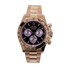 Rolex Daytona 40mm Everose Gold Black Index Dial & Gold Bezel 126505-Da Vinci Fine Jewelry