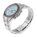 Rolex Daytona 40mm Platinum Ice Blue Index Dial & Brown Bezel 126506-Da Vinci Fine Jewelry